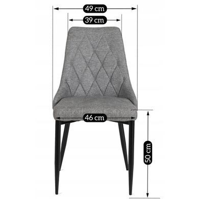 Стілець MEBEL ELITE CORK 2 Сірий