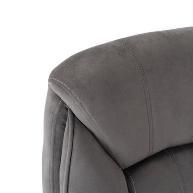 Офісне крісло MEBEL ELITE COMFORT Welur Сірий