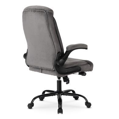 Офісне крісло MEBEL ELITE COMFORT Welur Сірий