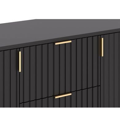Комод MEBEL ELITE TORELLO Черный