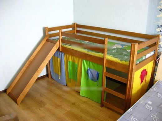 Кровать детская Neo Plus Дуб Золотой 89х197 см HALMAR