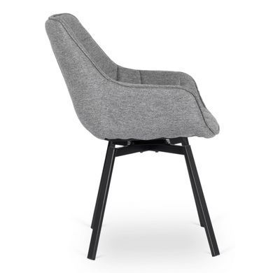 Обідній стілець поворотний MEBEL ELITE LUNA 2 Сірий