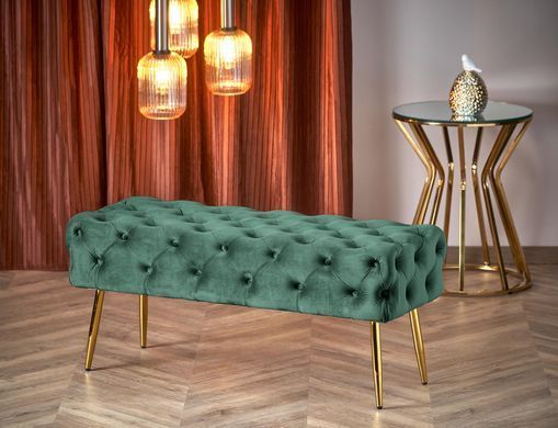 Банкетка ATHENA Velvet Зеленый HALMAR