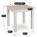 Стол раскладной MEBEL ELITE BEN 80(200)х80 см Кашемир