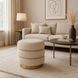 Пуф MEBEL ELITE AURA Welur Крем
