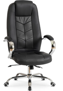 Крісло офісне обертове MEBEL ELITE MILO екошкіра: чорний