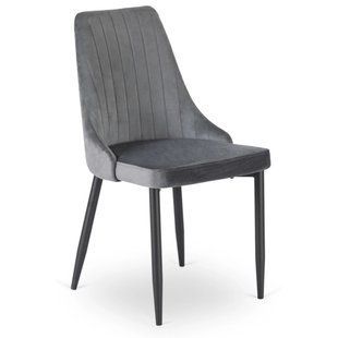 Обідній стілець MEBEL ELITE BARI Welur Сірий