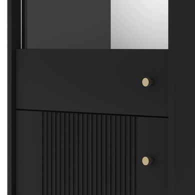 Вітрина MEBEL ELITE SOFT Чорний
