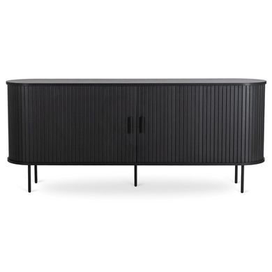 Комод MEBEL ELITE TRISH 180 см Черный