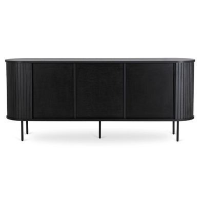 Комод MEBEL ELITE TRISH 180 см Черный