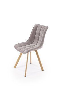 Стул HALMAR K-332_WD стеллаж дуб/серый, ткань HOLMS 07