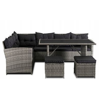 Комплект садових меблів MEBEL ELITE DALLAS Сірий