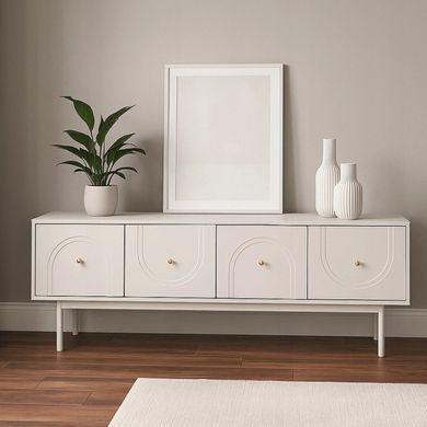 Тумба під ТВ MEBEL ELITE MARLEN 155 см Кашемір