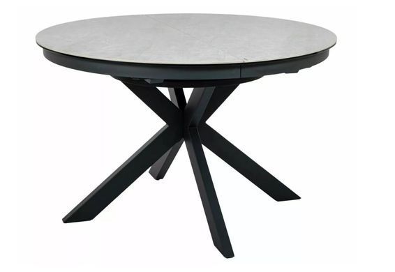 Стіл PORTO CERAMIC Бежевий Тадж-Махал / Мідний 120(160)*120см SIGNAL