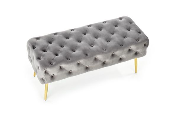 Банкетка ATHENA Velvet Серый HALMAR