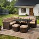 Комплект садових меблів MEBEL ELITE DALLAS Коричневий