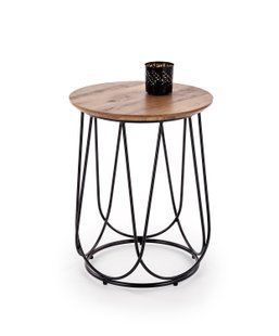 Журнальный столик NUBIRA S Коричневый/Черный 40x40 см HALMAR