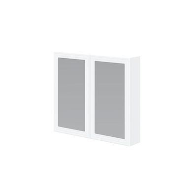 Шкаф настенный с зеркалом TORETO 70x80/2D Белый HALMAR