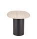 Стіл HALMAR JULIUS світлий травертин/чорний 200*100см