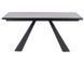 Стол Salvadore Ceramic II 120(180)x80 см Серый / Черный Мат SIGNAL